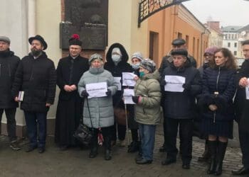 У Гродне ўшанавалі памяць ахвяр Халакосту