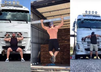 «Тренируюсь прямо в рейсах». Дальнобойщик из Беларуси рассказал, как ездит по дорогам Европы и занимается спортом