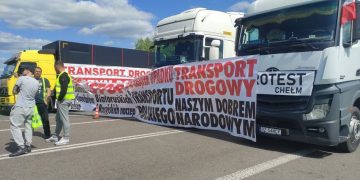 польские перевозчики протестуют