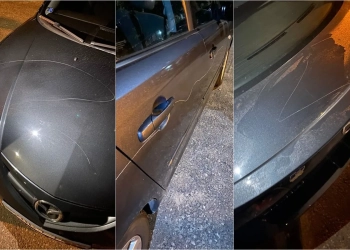 исцарапали машину