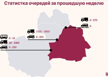 очереди на границе Беларуси и Польши