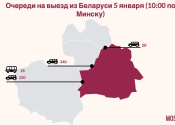 очереди на границе Беларуси
