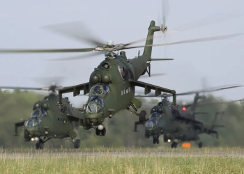 вертолётная база в Польше