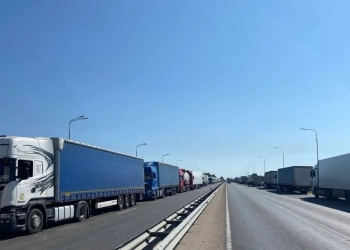 очередь на границе Беларуси и Польши