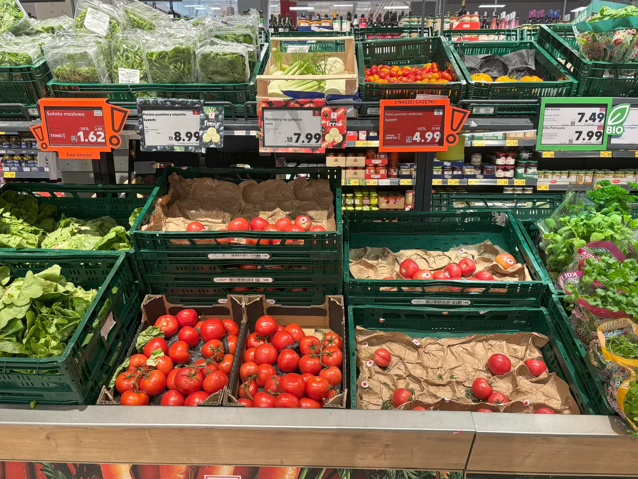 цены в Biedronka Kaufland и Aldi