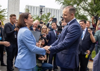 Светлана Тихановская и Кароль Навроцкий