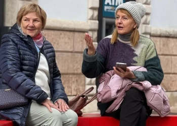 пенсионерка в Италии