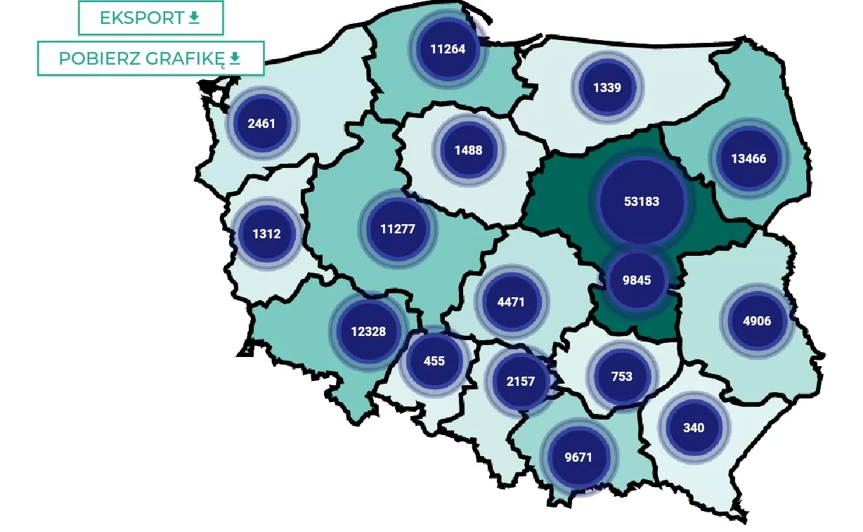 Сколько беларусов получили ВНЖ в Польше.