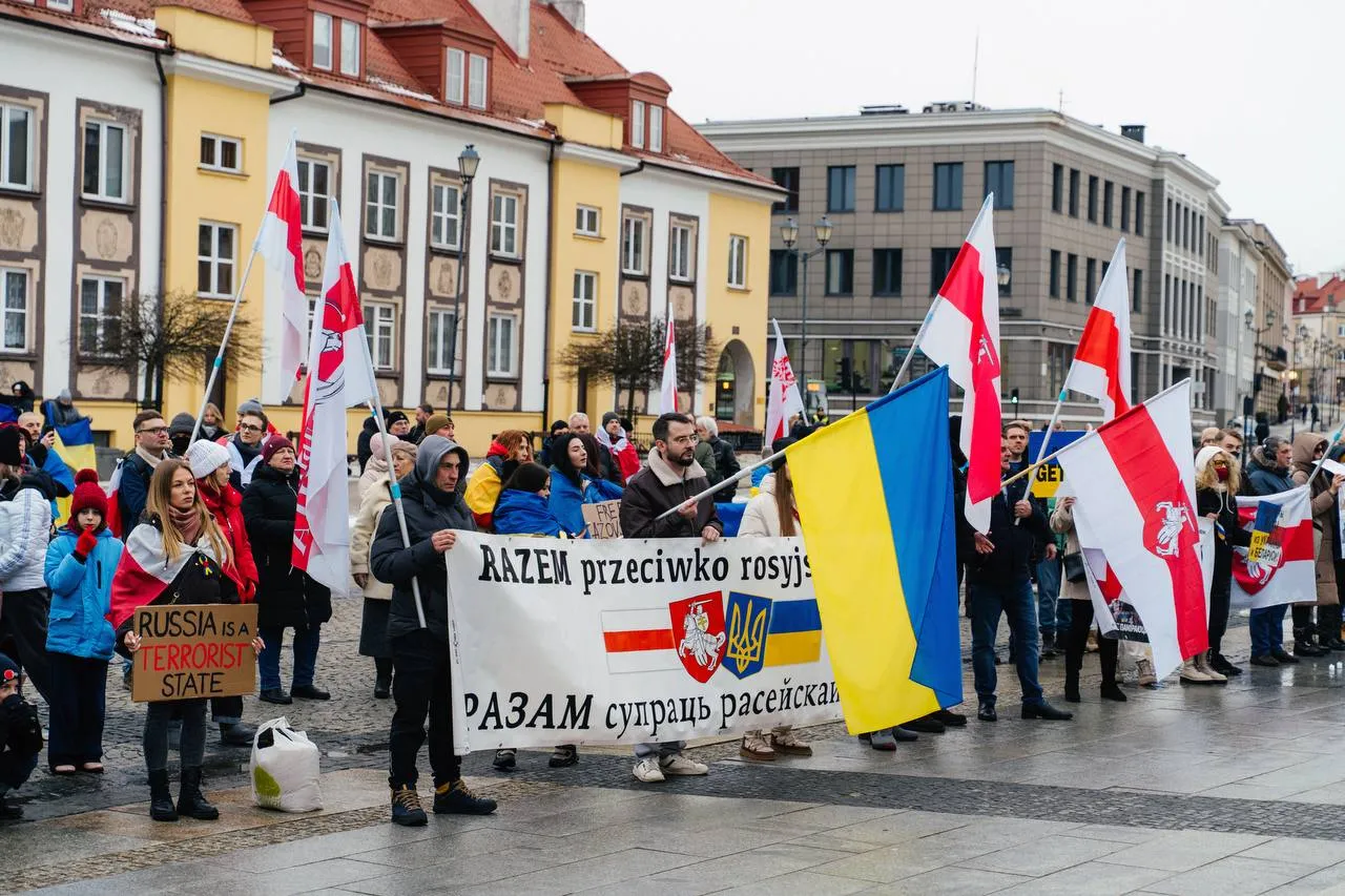Акция солидарности в Белостоке