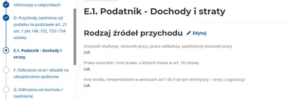 налоговая декларация в Польше