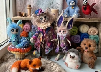 куклы из шерсти