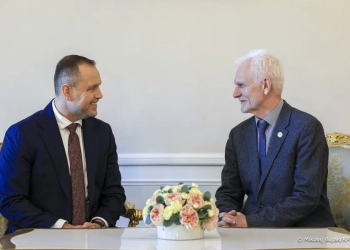 Кароль Навроцкий и Алесь Беляцкий