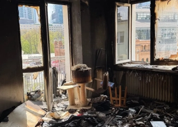 пожар в Варшаве