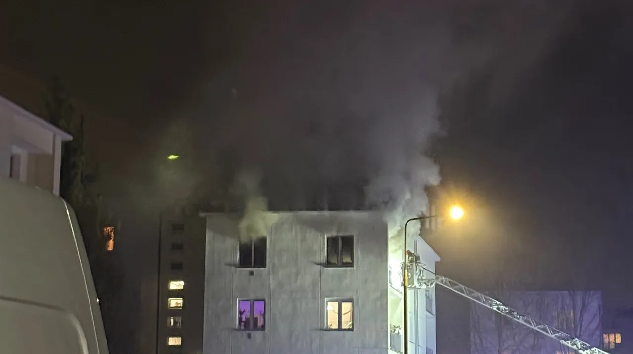 пожар в Варшаве