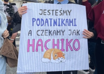 Акция иммигрантов в Варшаве