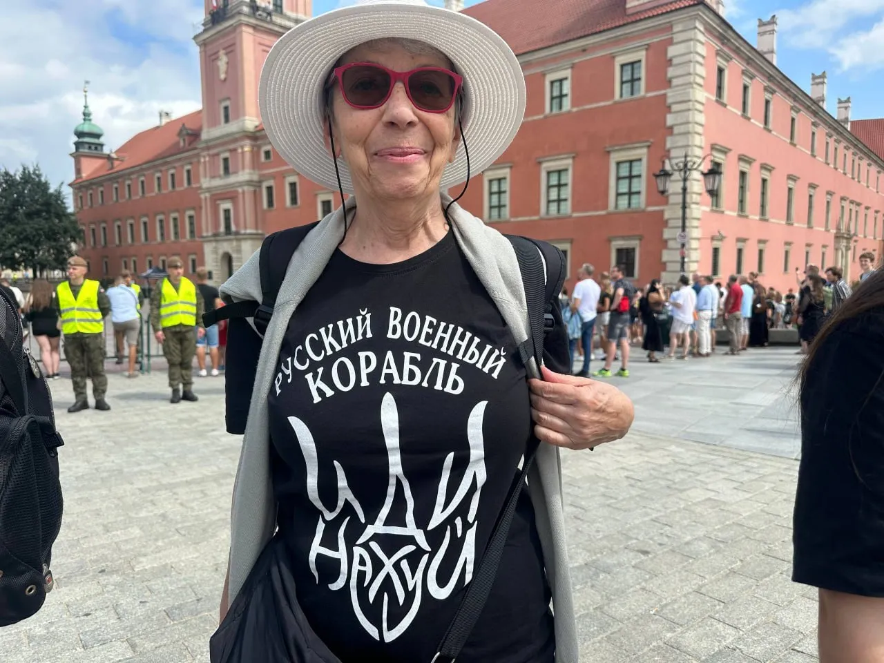 акция в поддержку Украины в Варшаве