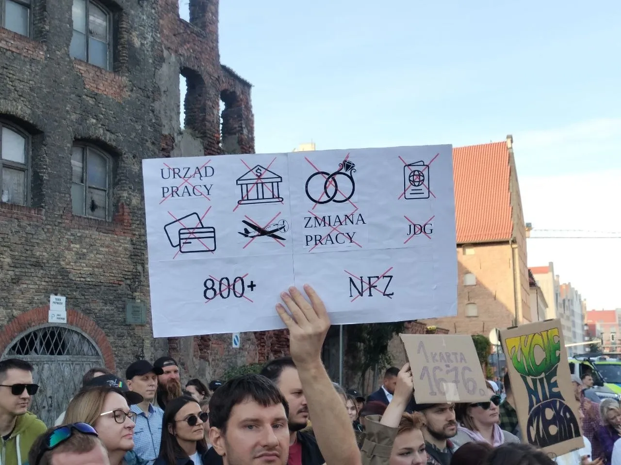 митинг в Гданьске